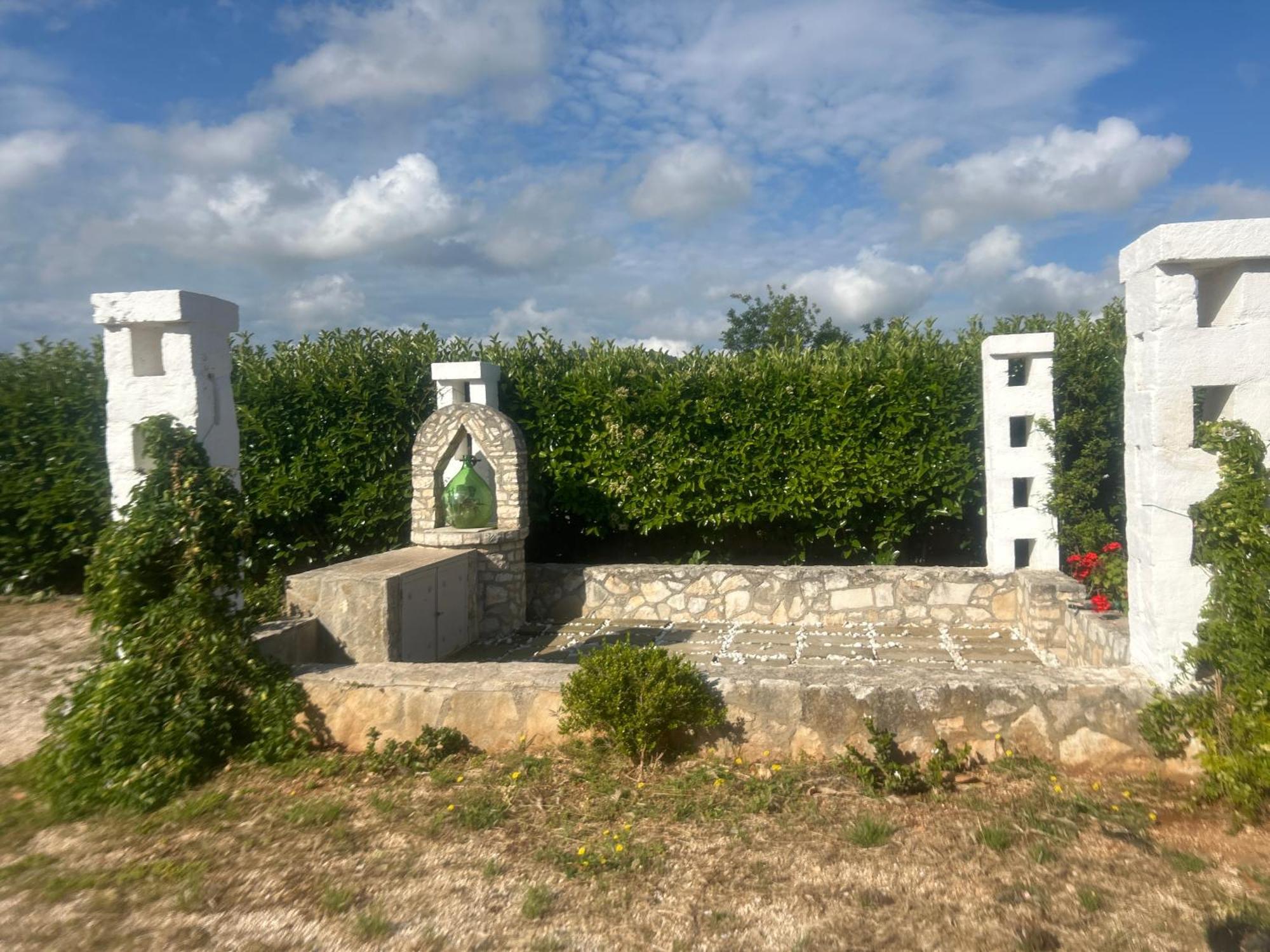 Casa con finestra che vede il mare Villa Fasano Esterno foto